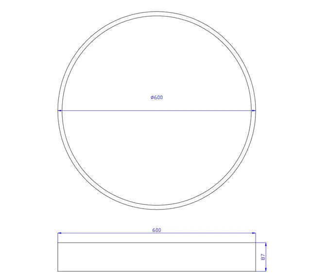 Huge Ø 60cm, ON/OFF